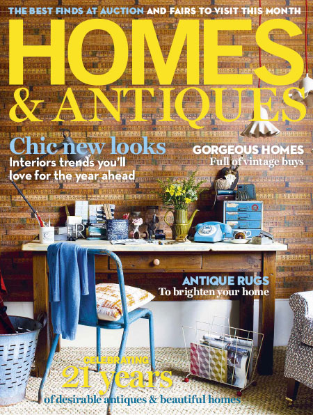 [英国版]Homes & Antiques 进口家居软装饰杂志 2014年2月刊