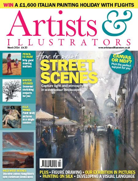 [英国版]Artists & Illustrators 插画绘画艺术设计杂志 2014年3月刊