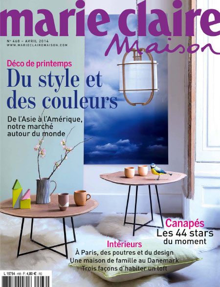 [法国版]Marie Claire Maison 玛丽家居 装饰装修设计杂志 2014年4月刊