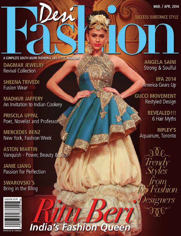 [加拿大版]Desi Fashion 印度专业礼服流行趋势先锋杂志 2014年3-4月刊