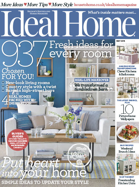 [英国版]Ideal Home 潮流家居设计装修装饰杂志 2014年5月刊