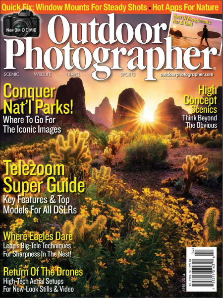 [美国版]Outdoor Photographer 户外摄影家杂志 2014年4月刊