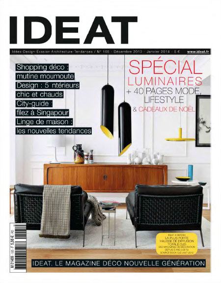 [法国版]Ideat 家居室内装修装饰设计杂志 2014年1月刊