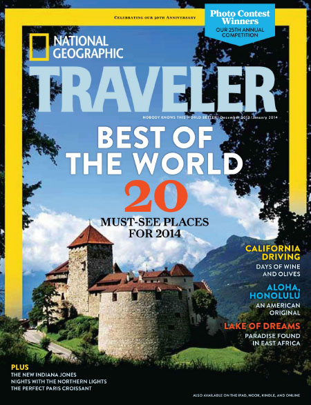 [美国版]National Geographic Traveler 国家地理旅游杂志 2014年1月刊