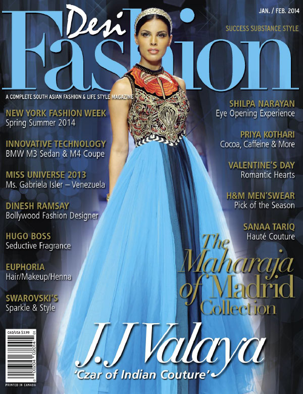 [加拿大版]Desi Fashion 印度专业礼服流行趋势先锋杂志 2014年1-2月刊