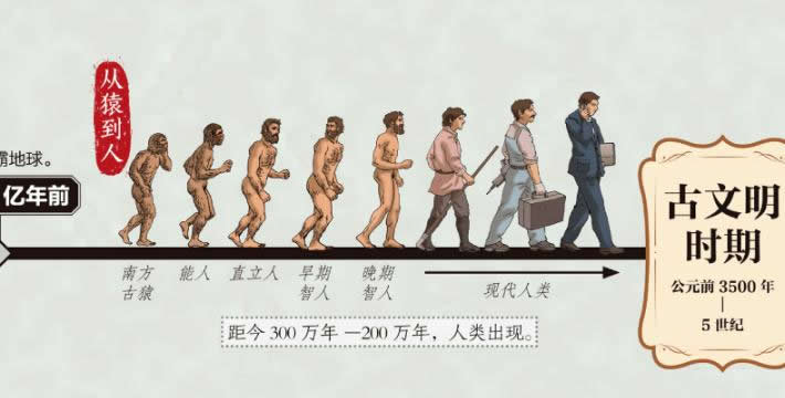 人类怎么进化而来的,人类具体的进化过程分析