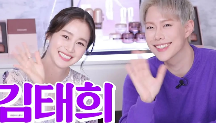 45岁金泰希为医美代言,脸油到反光,曾经的“自然美女”不复存在